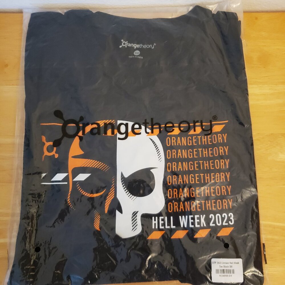 Orangetheory Fitness Hell Week 2023 Short Sleeve T-Shirt, Size Small